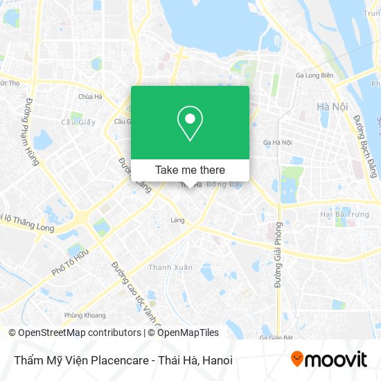 Thẩm Mỹ Viện Placencare - Thái Hà map