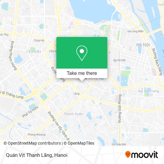 Quán Vịt Thanh Lãng map