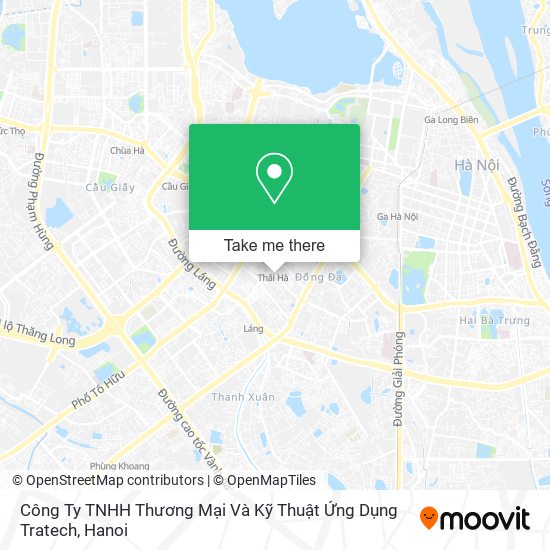 Công Ty TNHH Thương Mại Và Kỹ Thuật Ứng Dụng Tratech map