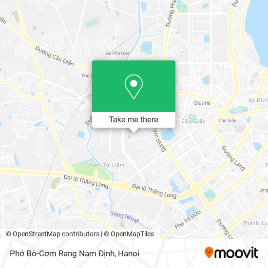 Phở Bò-Cơm Rang Nam Định map