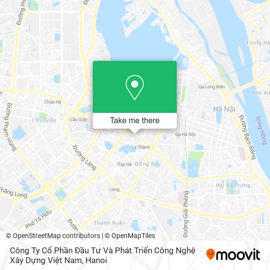Công Ty Cổ Phần Đầu Tư Và Phát Triển Công Nghệ Xây Dựng Việt Nam map