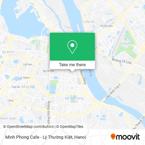 Minh Phong Cafe - Lý Thường Kiệt map