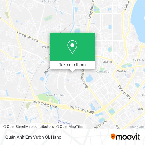 Quán Anh Em Vườn Ổi map
