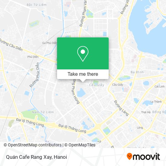 Quán Cafe Rang Xay map