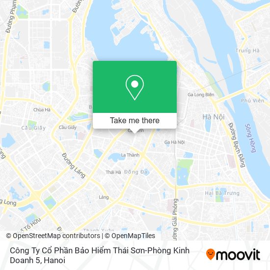 Công Ty Cổ Phần Bảo Hiểm Thái Sơn-Phòng Kinh Doanh 5 map