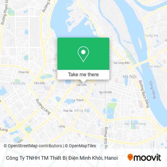 Công Ty TNHH TM Thiết Bị Điện Minh Khôi map