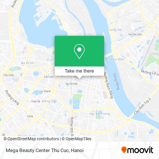 Mega Beauty Center Thu Cuc map
