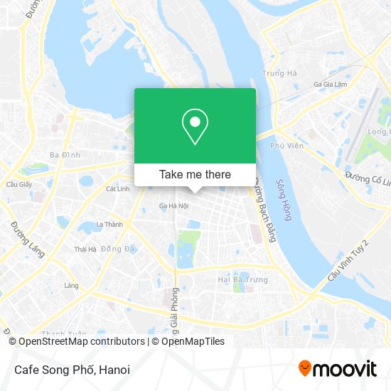 Cafe Song Phố map