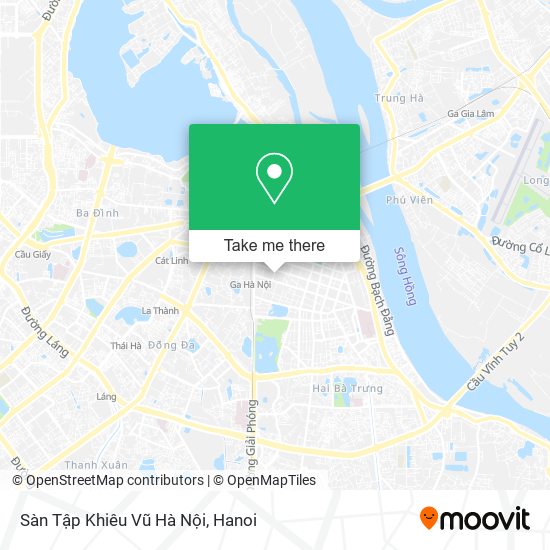 Sàn Tập Khiêu Vũ Hà Nội map