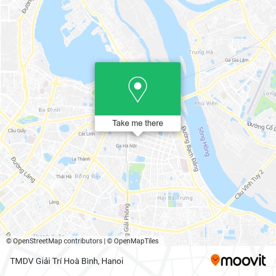 TMDV Giải Trí Hoà Bình map