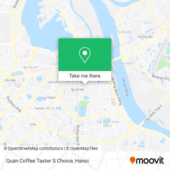 Quán Coffee Taster S Choice map