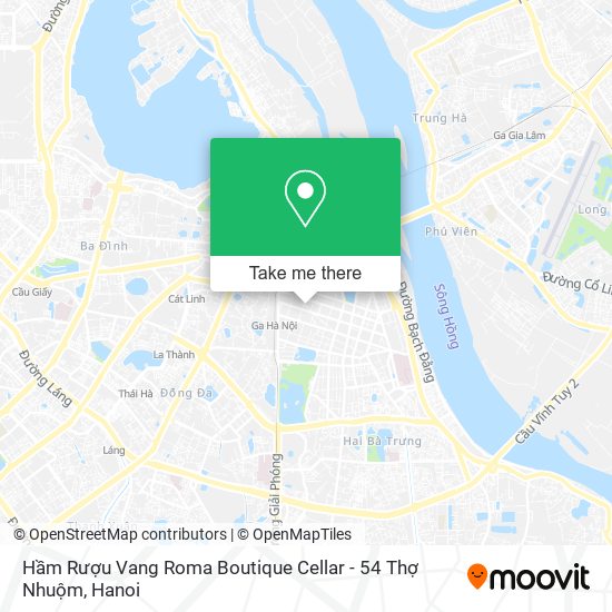 Hầm Rượu Vang Roma Boutique Cellar - 54 Thợ Nhuộm map