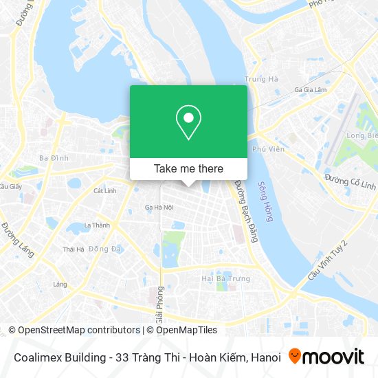 Coalimex Building - 33 Tràng Thi - Hoàn Kiếm map