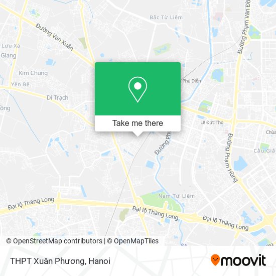 THPT Xuân Phương map
