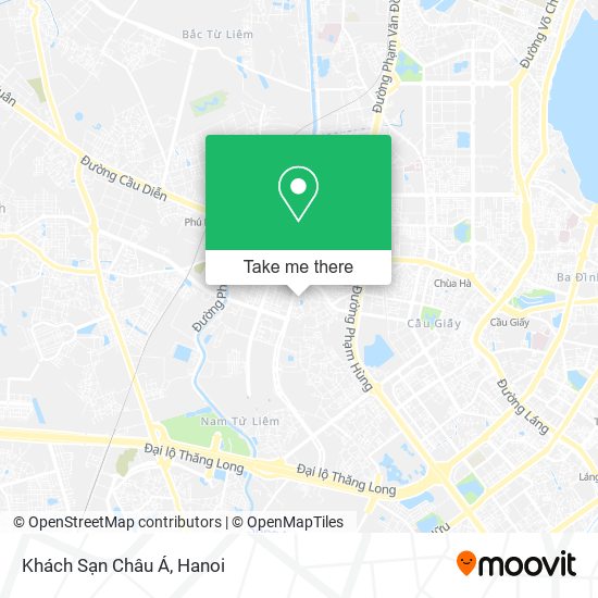 Khách Sạn Châu Á map