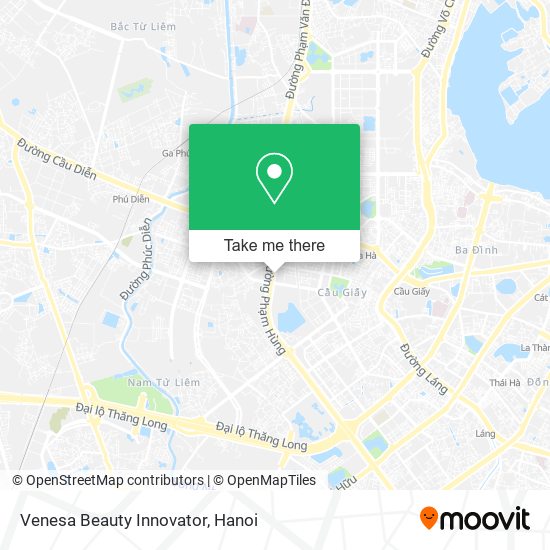 Venesa Beauty Innovator map