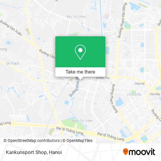 Kankunsport Shop map