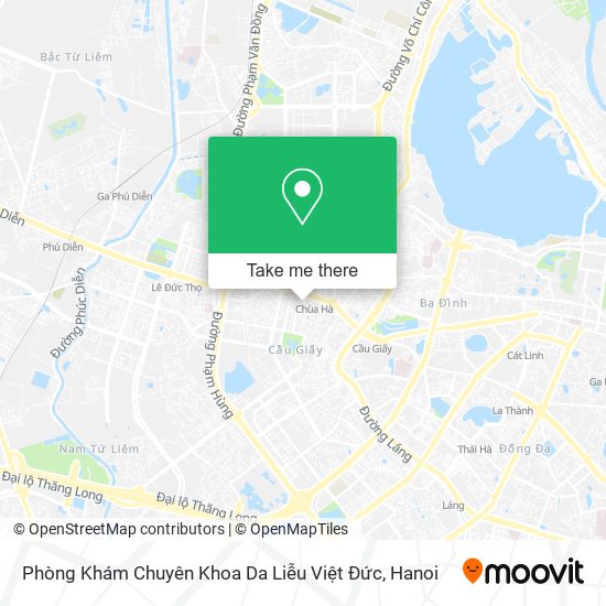 Phòng Khám Chuyên Khoa Da Liễu Việt Đức map