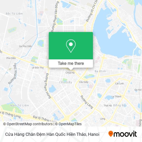 Cửa Hàng Chăn Đệm Hàn Quốc Hiền Thảo map