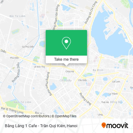 Bằng Lăng 1 Cafe - Trần Quý Kiên map