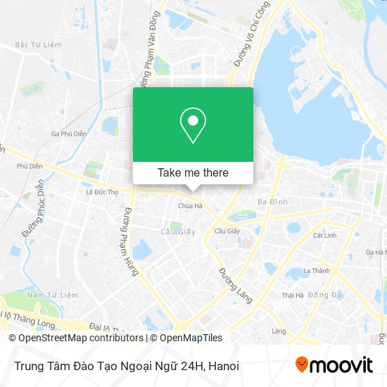 Trung Tâm Đào Tạo Ngoại Ngữ 24H map