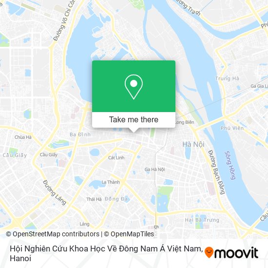 Hội Nghiên Cứu Khoa Học Về Đông Nam Á Việt Nam map