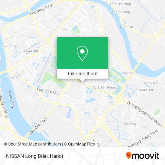 NISSAN Long Biên map