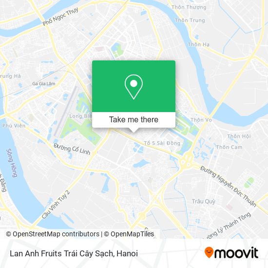 Lan Anh Fruits Trái Cây Sạch map