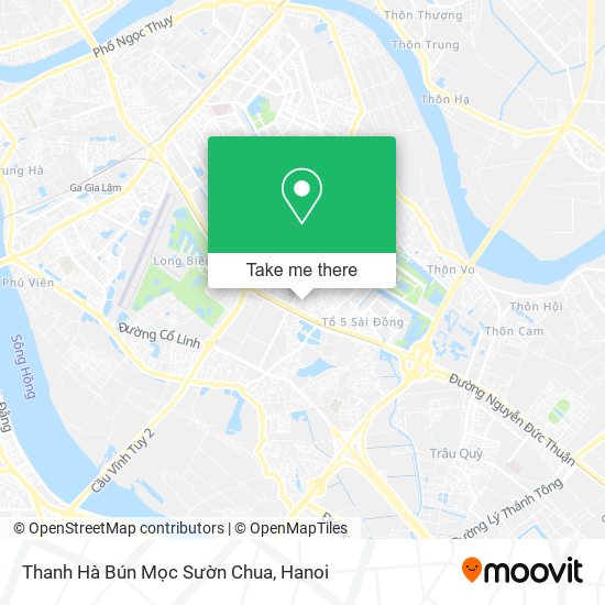 Thanh Hà Bún Mọc Sườn Chua map