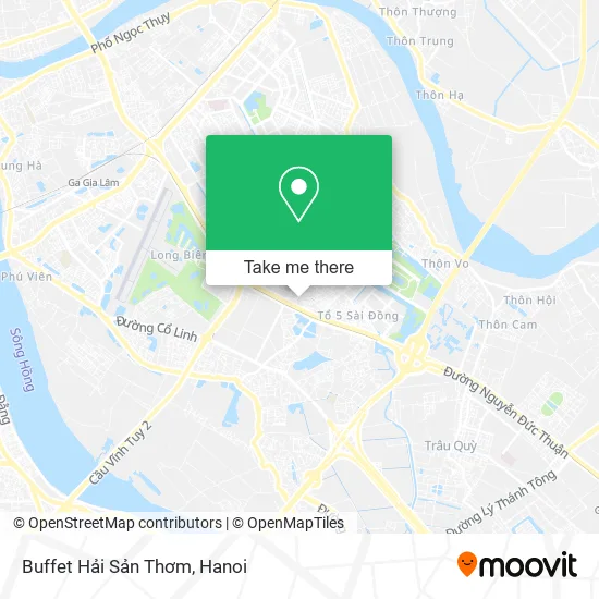 Buffet Hải Sản Thơm map