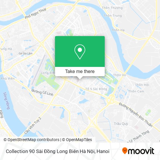 Collection 90 Sài Đồng Long Biên Hà Nội map