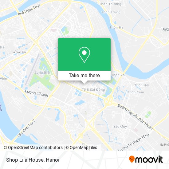 Shop Lila House map