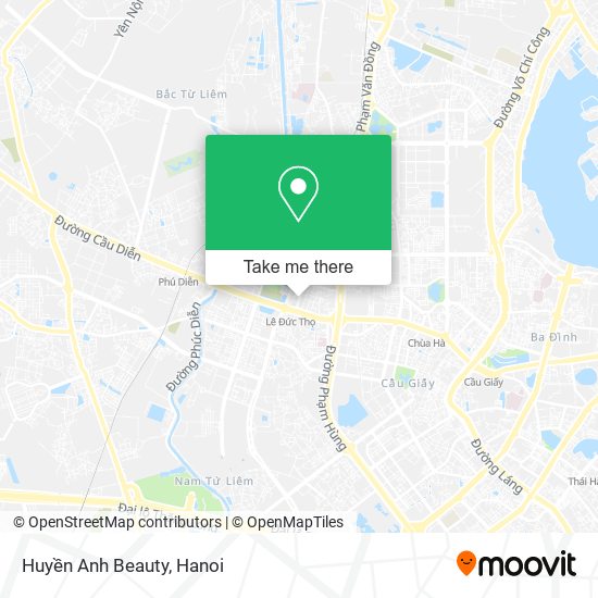 Huyền Anh Beauty map