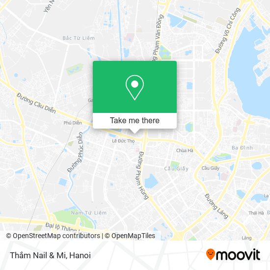 Thắm Nail & Mi map