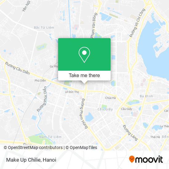 Make Up Chilie map
