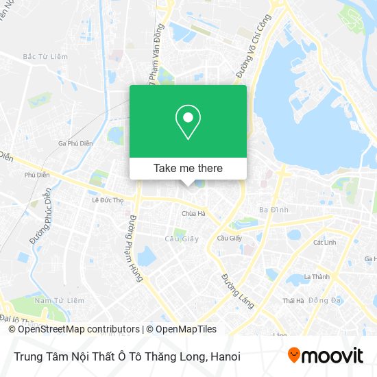 Trung Tâm Nội Thất Ô Tô Thăng Long map