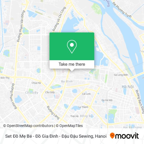 Set Đồ Mẹ Bé - Đồ Gia Đình - Đậu Đậu Sewing map