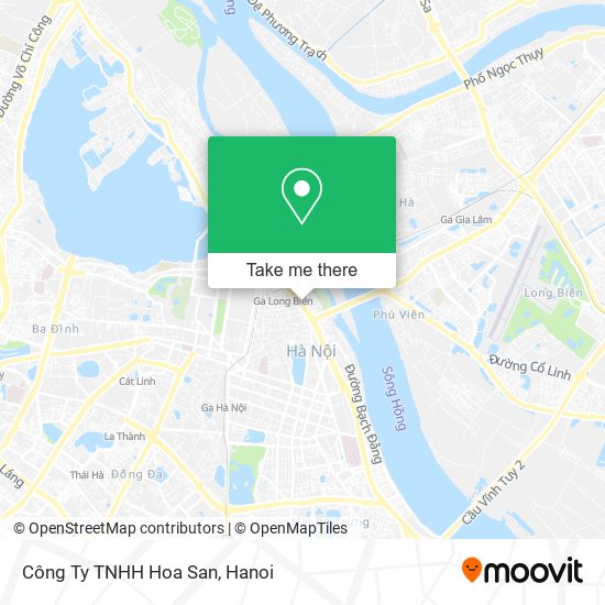 Công Ty TNHH Hoa San map