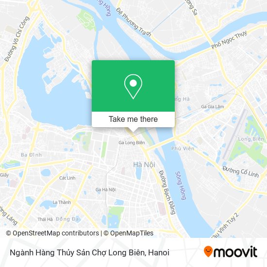 Ngành Hàng Thủy Sản Chợ Long Biên map