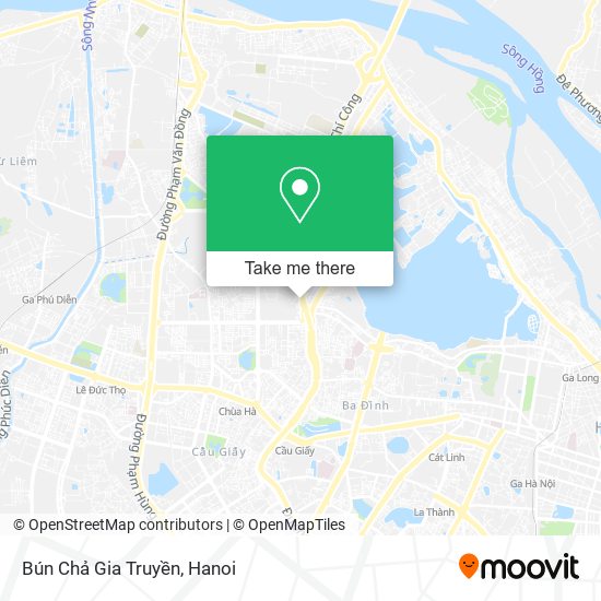 Bún Chả Gia Truyền map
