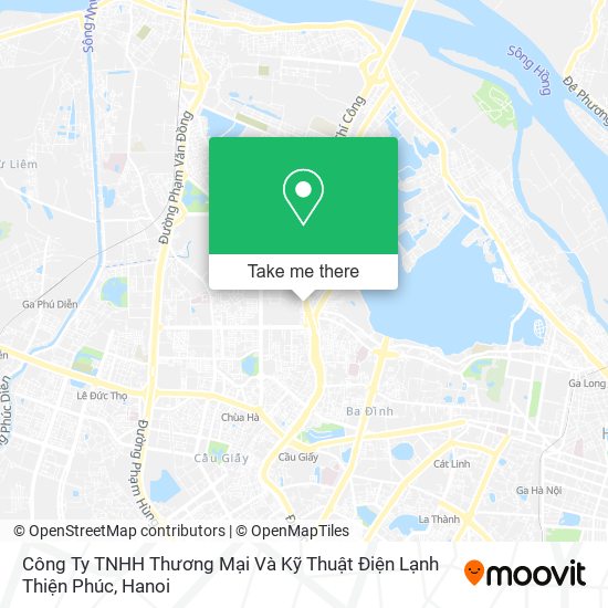 Công Ty TNHH Thương Mại Và Kỹ Thuật Điện Lạnh Thiện Phúc map