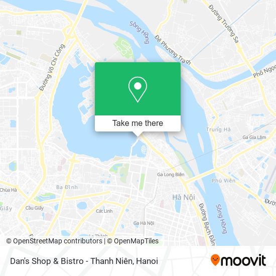 Dan's Shop & Bistro - Thanh Niên map