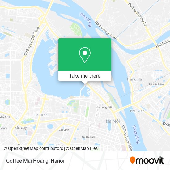 Coffee Mai Hoàng map