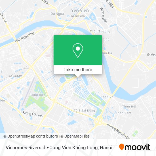 Vinhomes Riverside-Công Viên Khủng Long map