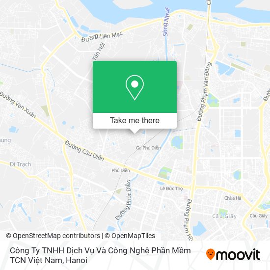 Công Ty TNHH Dịch Vụ Và Công Nghệ Phần Mềm TCN Việt Nam map