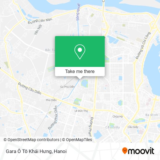 Gara Ô Tô Khải Hưng map