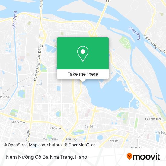 Nem Nướng Cô Ba Nha Trang map