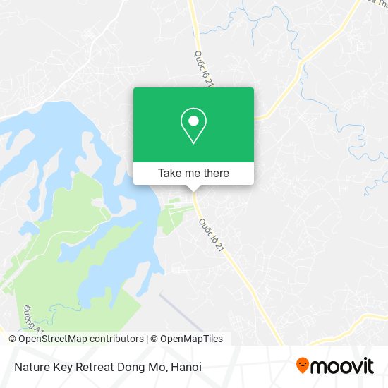 Nature Key Retreat Dong Mo map