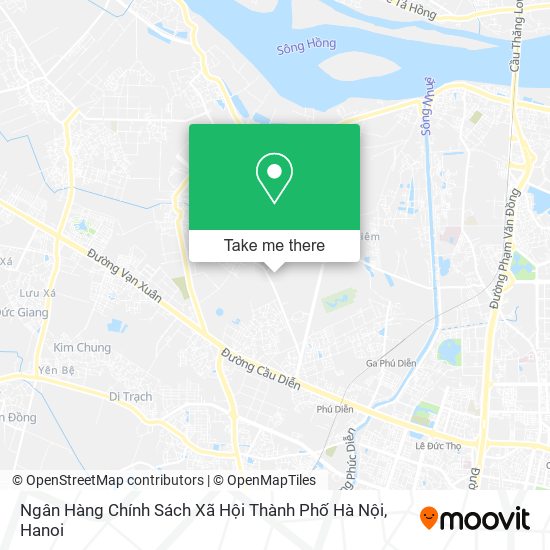 Ngân Hàng Chính Sách Xã Hội Thành Phố Hà Nội map