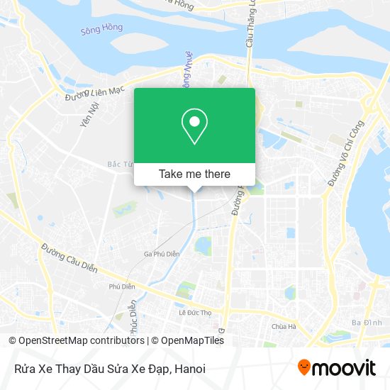 Rửa Xe Thay Dầu Sửa Xe Đạp map